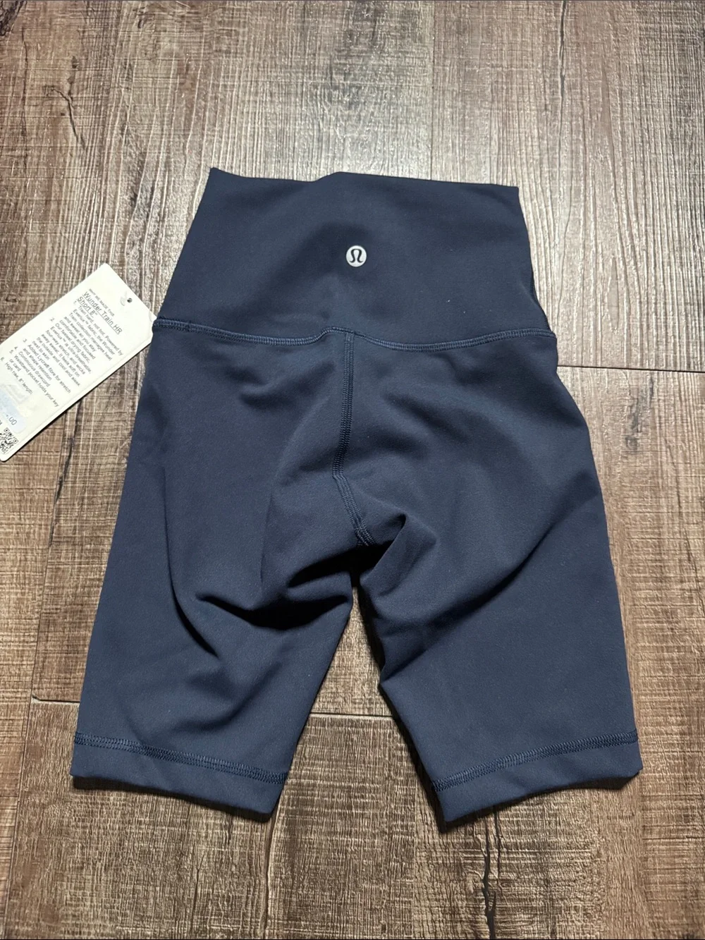 lululemon athletica Navy High-Rise Bike Shorts NWT